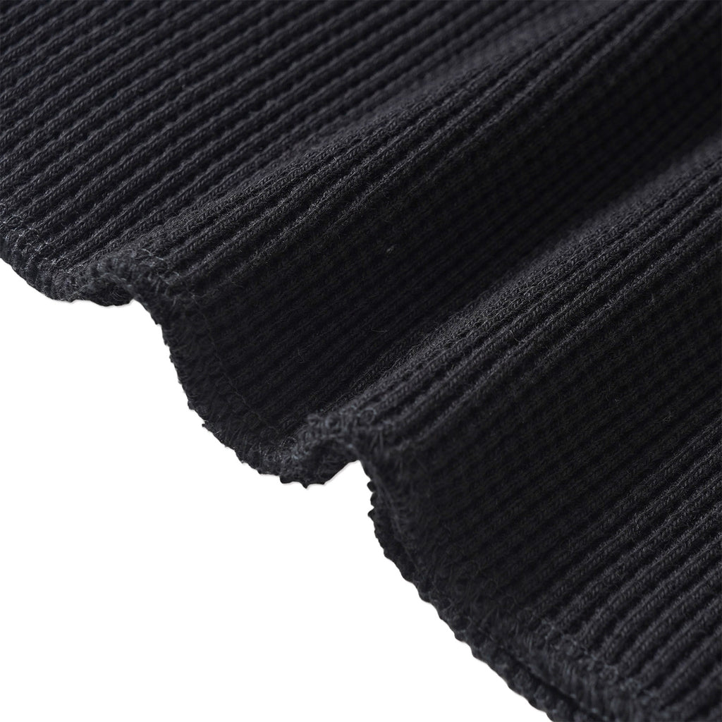 Healthknit ヘルスニット 長袖 Tシャツ "スーパーヘビーワッフル ヘンリーネック長袖Tシャツ" 990