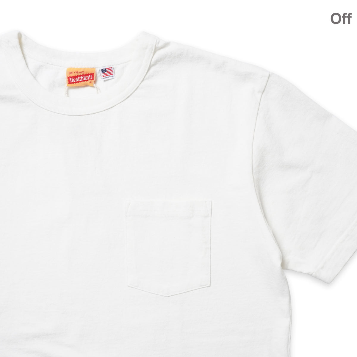 Healthknit ヘルスニット 半袖 Tシャツ "Made in U.S.A. クルーネック半袖ポケットTシャツ" 99202