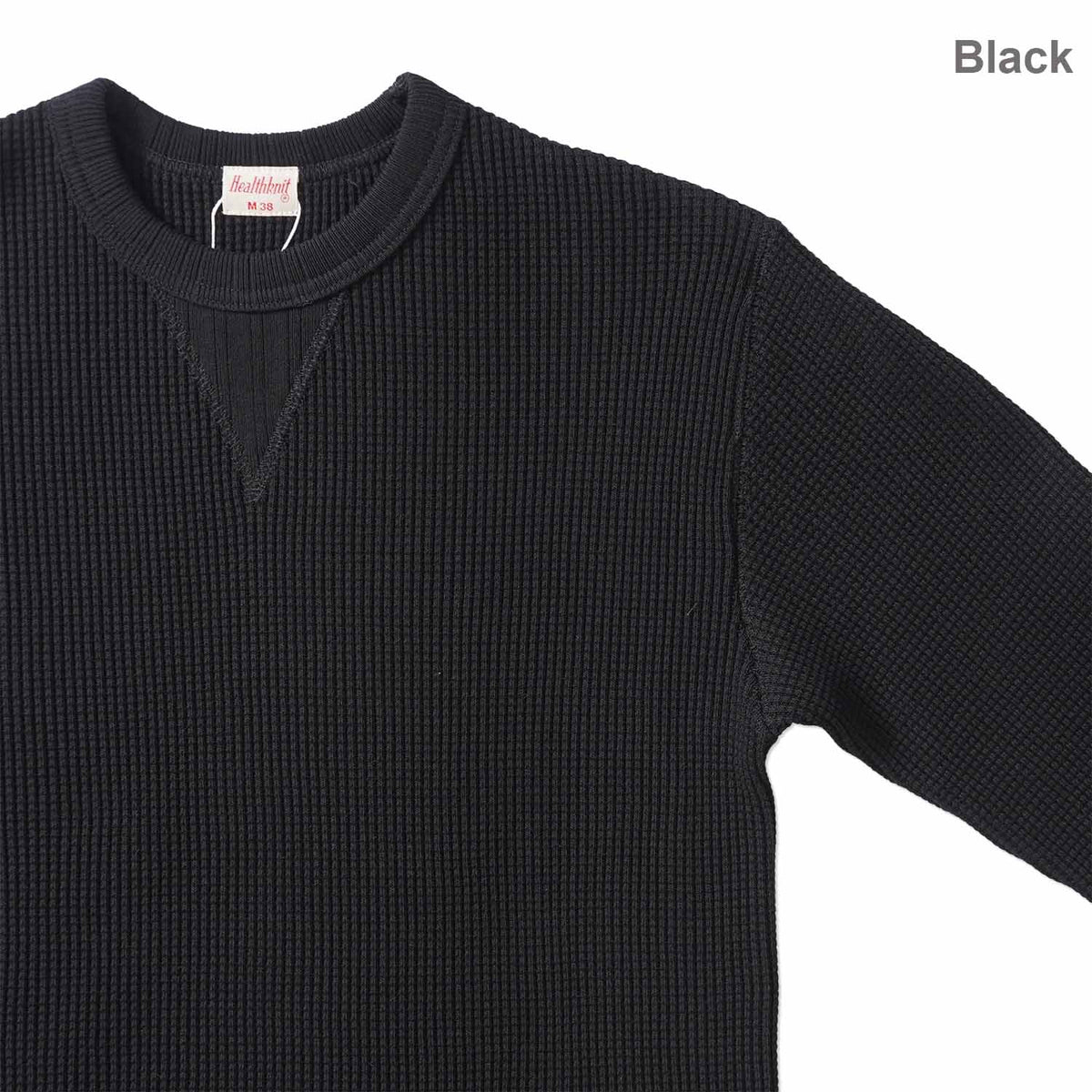 Healthknit ヘルスニット 長袖 Tシャツ "スーパーヘビーワッフル スウェットタイプ長袖Tシャツ" 993