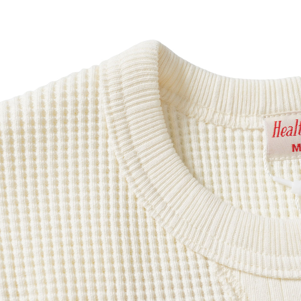 Healthknit ヘルスニット 長袖 Tシャツ "スーパーヘビーワッフル スウェットタイプ長袖Tシャツ" 993