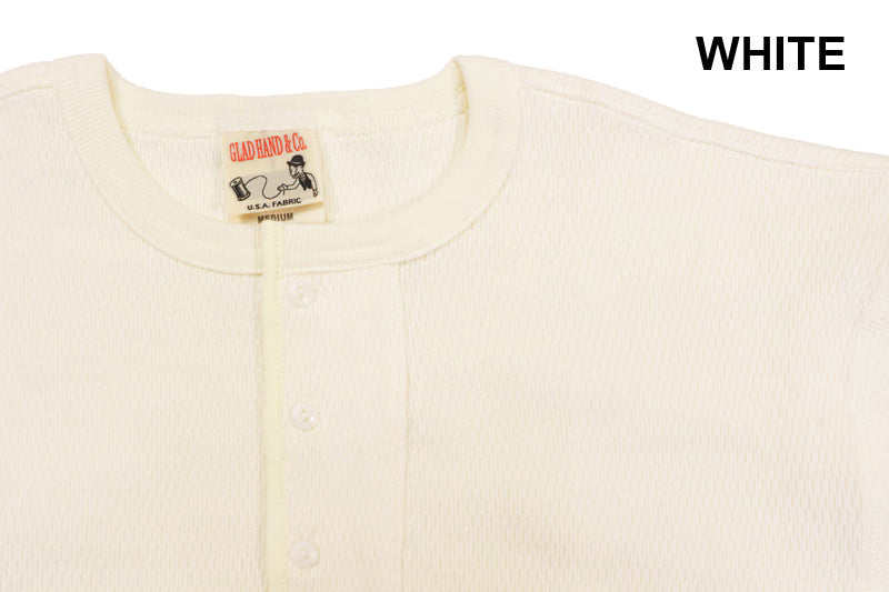 GLAD HAND グラッドハンド Ｔシャツ“STANDARD WAFFLE HENRY L/S T-SHIRTS” GLAD HAND-28