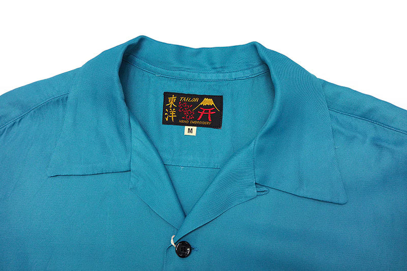 TAILOR TOYO テーラー東洋　半袖 シャツ　SUKA BOWLING SHIRT “CPO CLUB” TT39103