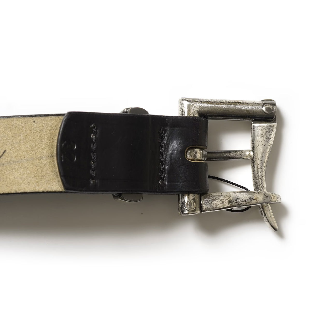 chapllin チャップリン ベルト HORWEEN CHROMEXCEL LEATHER "FIREMAN BELT" CPB-FIREMAN-CEX【BLACK×SILVER】