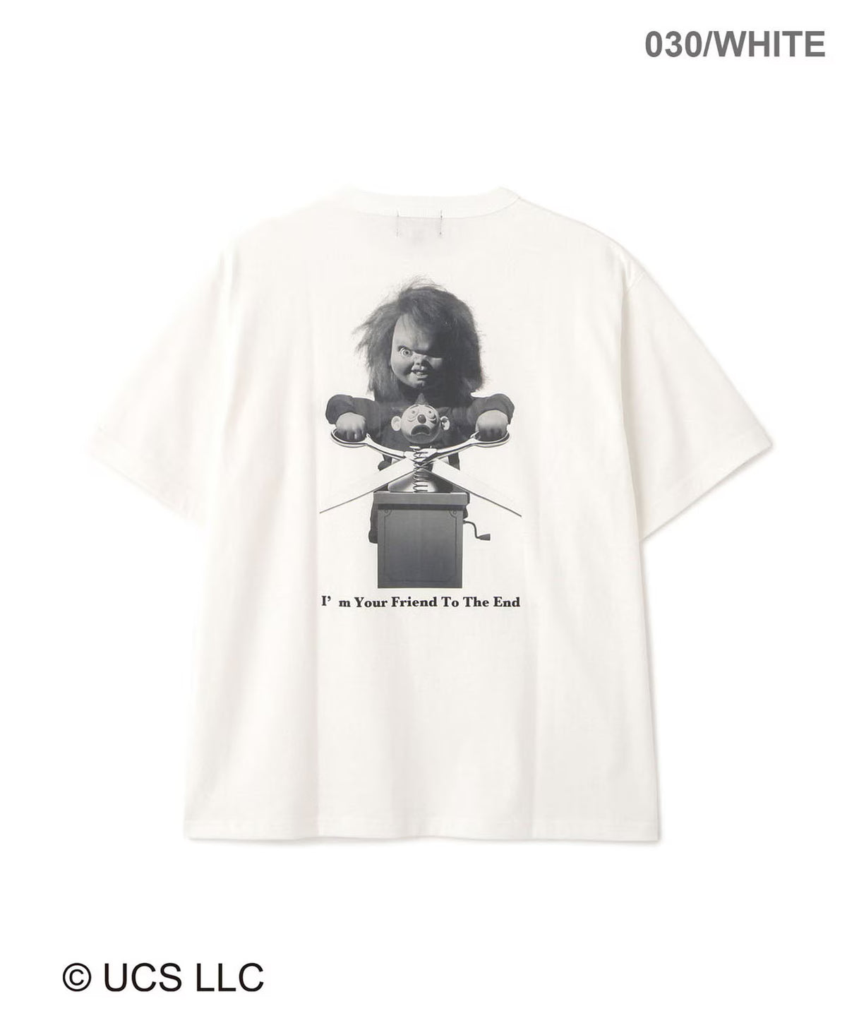 Schott ショット 半袖Ｔシャツ "CHUCKY MONOCHROME T-SHIRT" 782-6134030