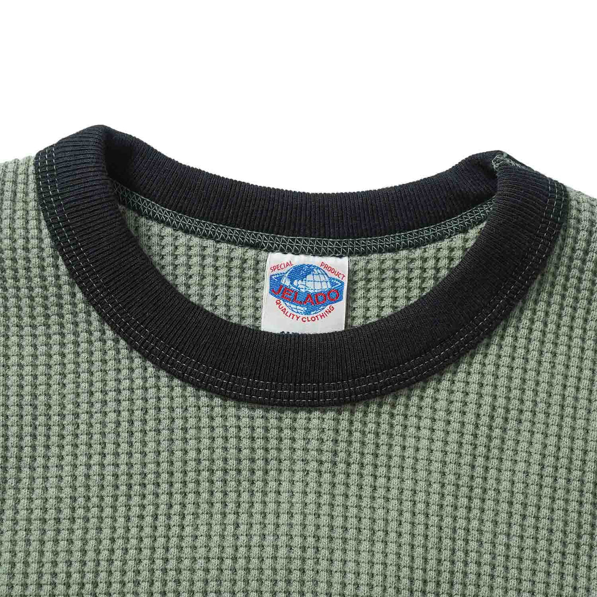 JELADO ジェラード 長袖 Tシャツ “Mega Thermal Crew Neck 2tone” AB23210
