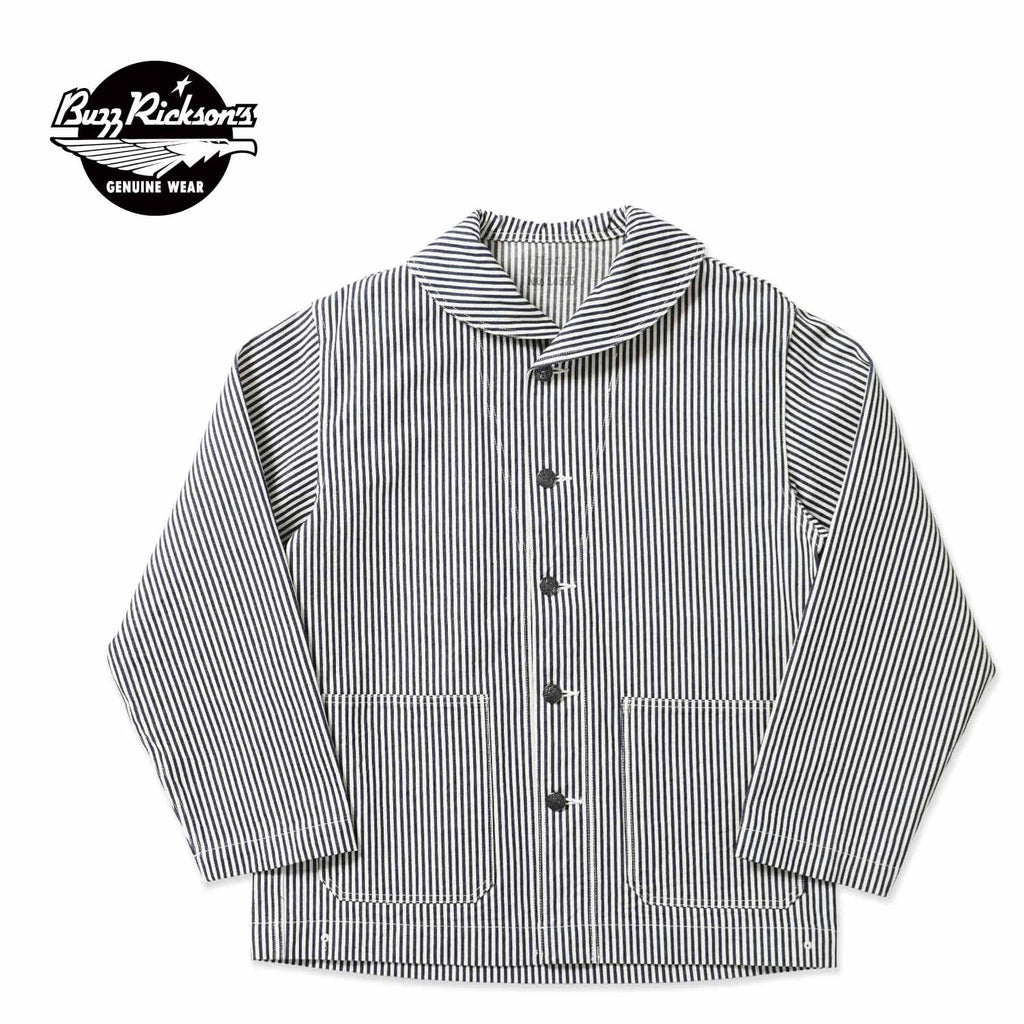 BUZZ RICKSON'S バズリクソンズ ジャケット "U.S. NAVY WW2 UTILITY HICKORY JACKET" BR15303