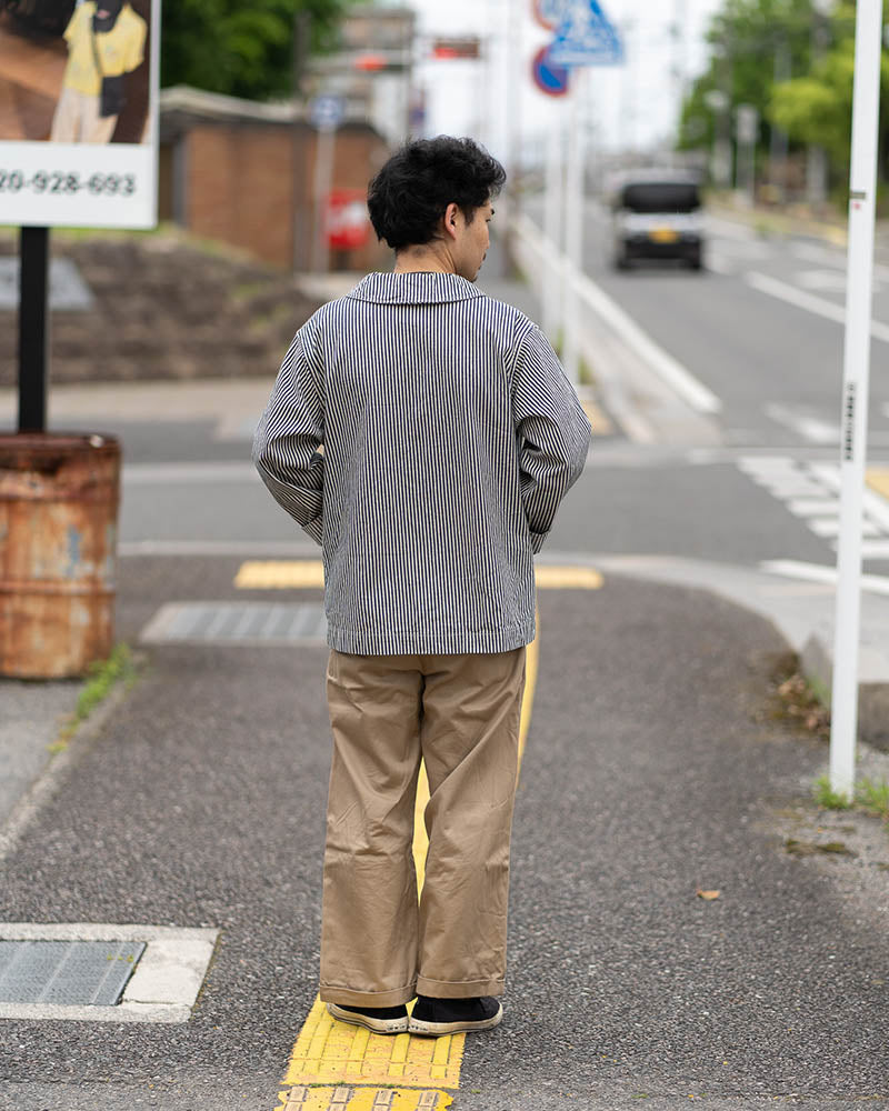 BUZZ RICKSON'S バズリクソンズ ジャケット "U.S. NAVY WW2 UTILITY HICKORY JACKET" BR15303