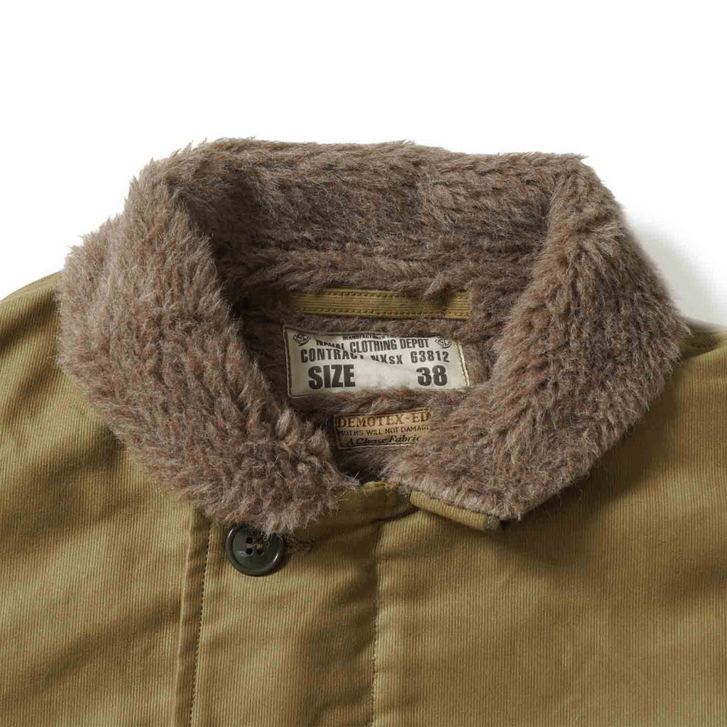 BUZZ RICKSON'S バズリクソンズ N-1 ジャケット Type N-1 Khaki "NAVY DEPARTMENT DEMOTEX-ED" BR15345