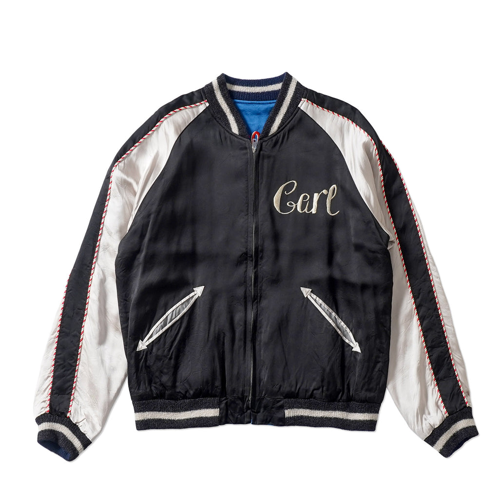BUZZ RICKSON'S バズリクソンズ スカジャン Early 1950s Style Acetate Souvenir Jacket ““KOSHO & CO.” × “BUZZ RICKSON’S” Special Edition “17TH COMM SQ & 17TH BOMB WG(L)”” BR16009