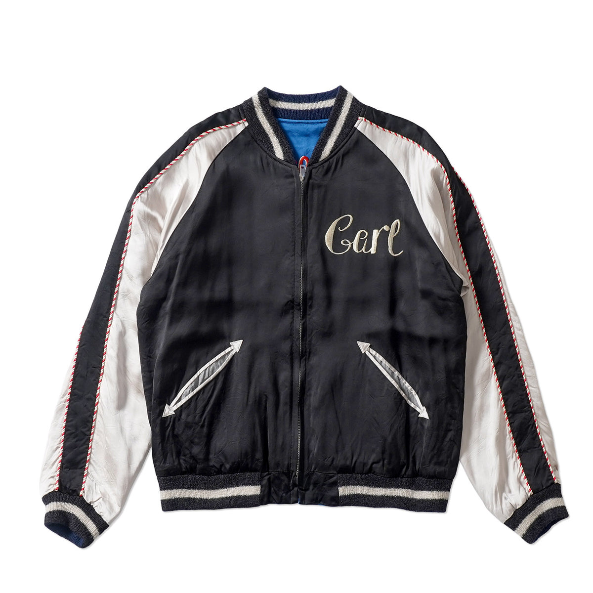 BUZZ RICKSON'S バズリクソンズ スカジャン Early 1950s Style Acetate Souvenir Jacket ““KOSHO & CO.” × “BUZZ RICKSON’S” Special Edition “17TH COMM SQ & 17TH BOMB WG(L)”” BR16009