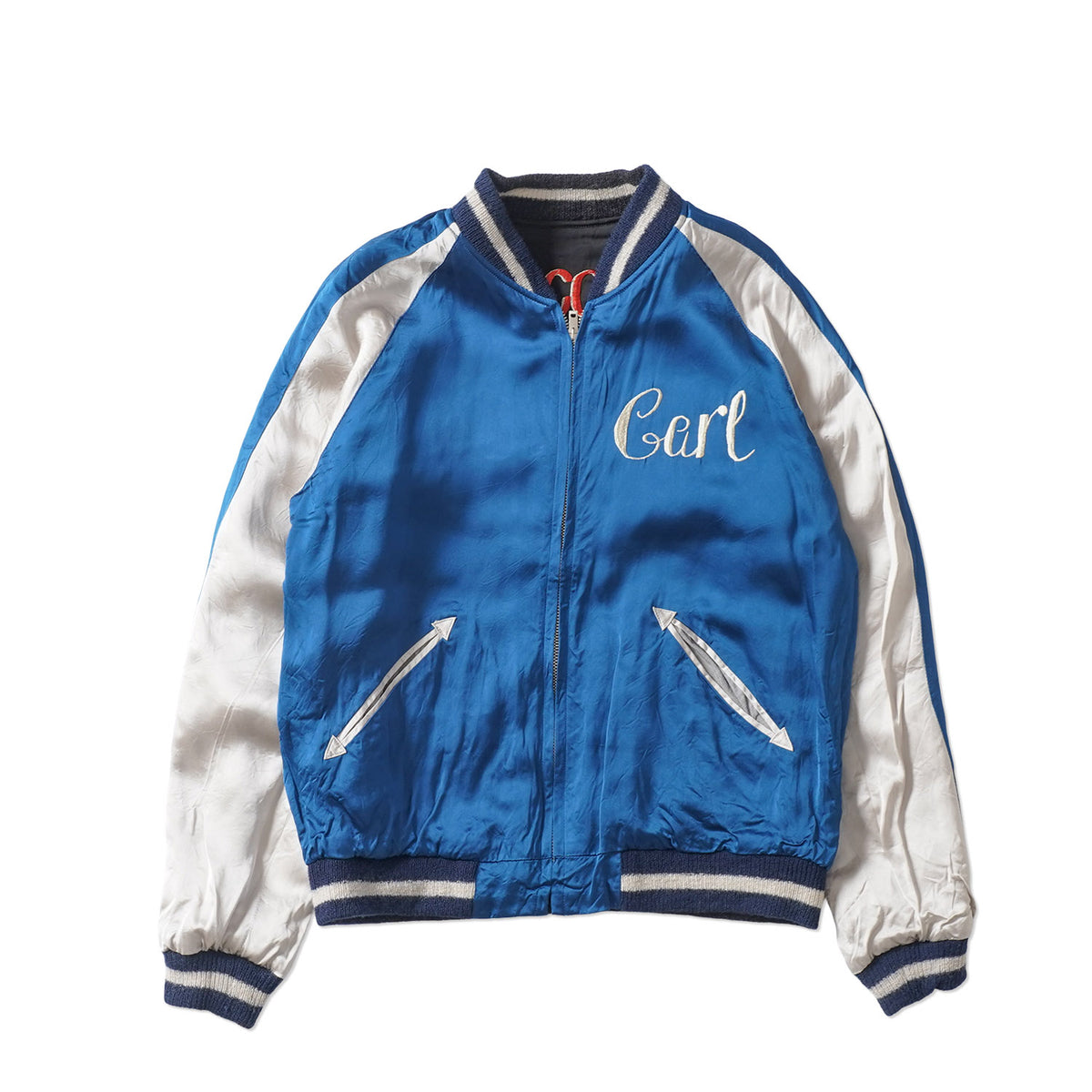 BUZZ RICKSON'S バズリクソンズ スカジャン Early 1950s Style Acetate Souvenir Jacket ““KOSHO & CO.” × “BUZZ RICKSON’S” Special Edition “17TH COMM SQ & 17TH BOMB WG(L)”” BR16009
