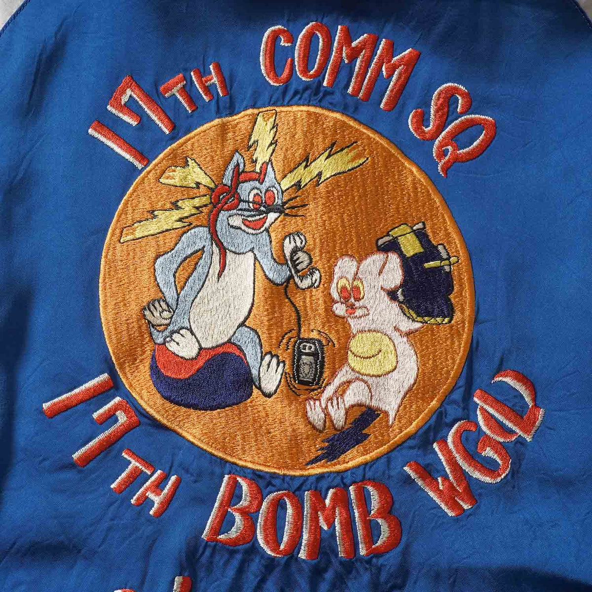 BUZZ RICKSON'S バズリクソンズ スカジャン Early 1950s Style Acetate Souvenir Jacket ““KOSHO & CO.” × “BUZZ RICKSON’S” Special Edition “17TH COMM SQ & 17TH BOMB WG(L)”” BR16009
