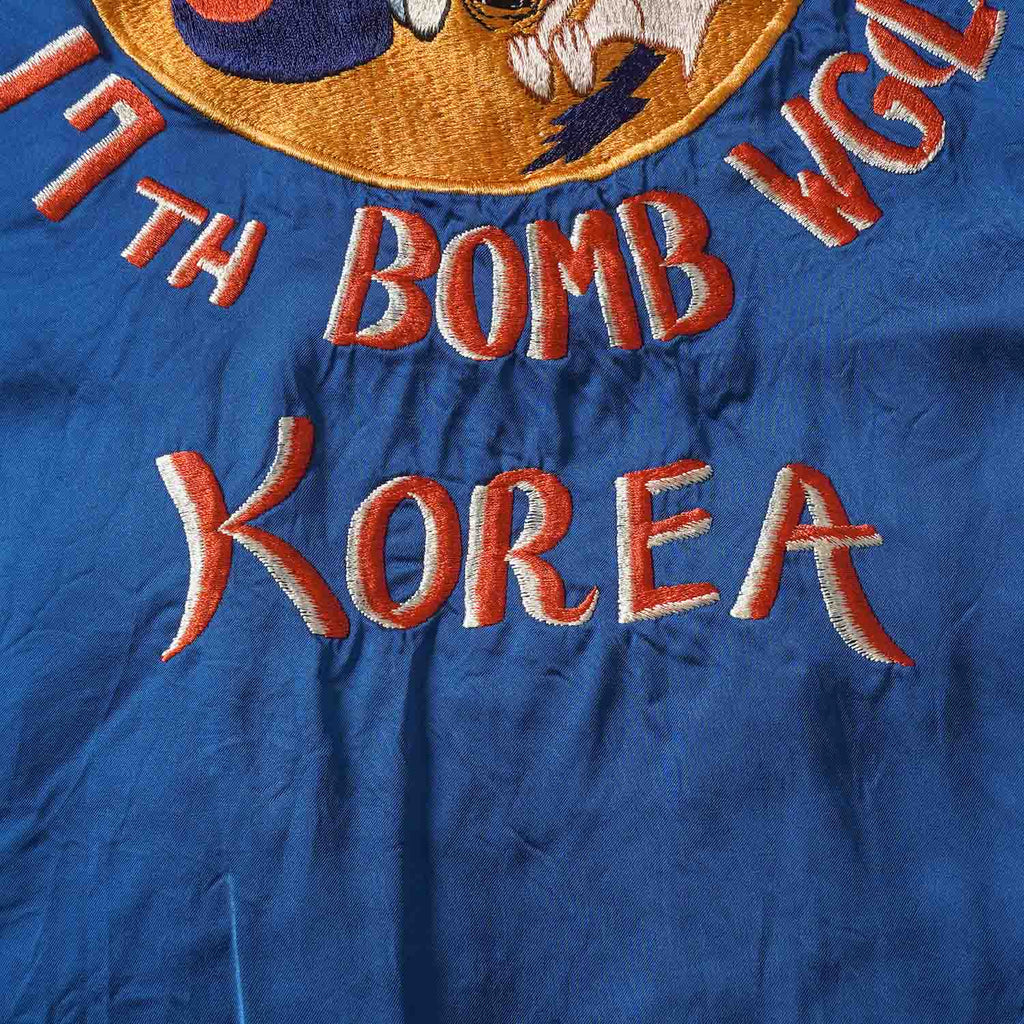BUZZ RICKSON'S バズリクソンズ スカジャン Early 1950s Style Acetate Souvenir Jacket ““KOSHO & CO.” × “BUZZ RICKSON’S” Special Edition “17TH COMM SQ & 17TH BOMB WG(L)”” BR16009