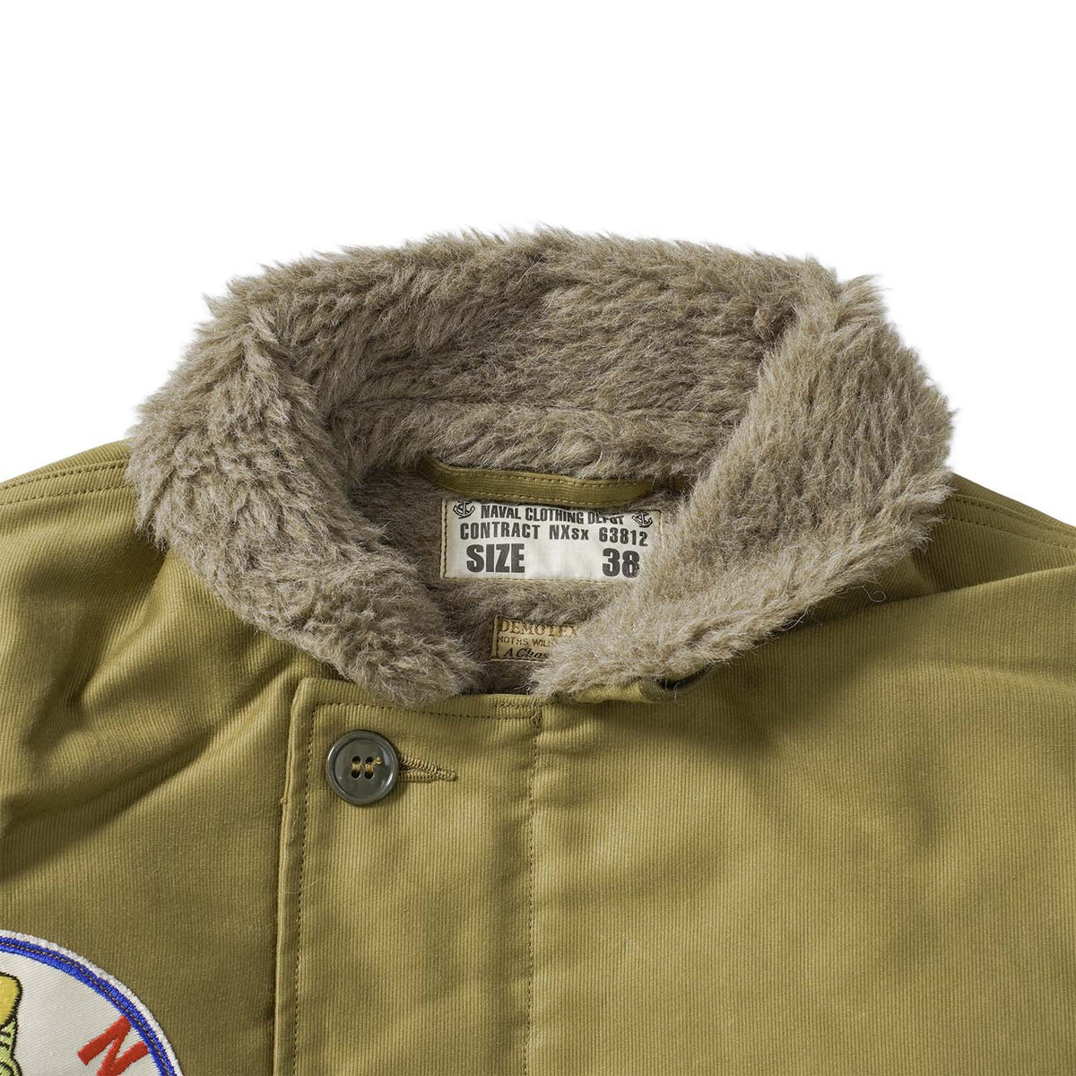 BUZZ RICKSON'S バズリクソンズ ジャケット Type N-1 KHAKI "NAVAL CLOTHING DEPOT DEMOTEX-ED GATOR NAVY" BR16014
