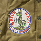 BUZZ RICKSON'S バズリクソンズ ジャケット Type N-1 KHAKI "NAVAL CLOTHING DEPOT DEMOTEX-ED GATOR NAVY" BR16014