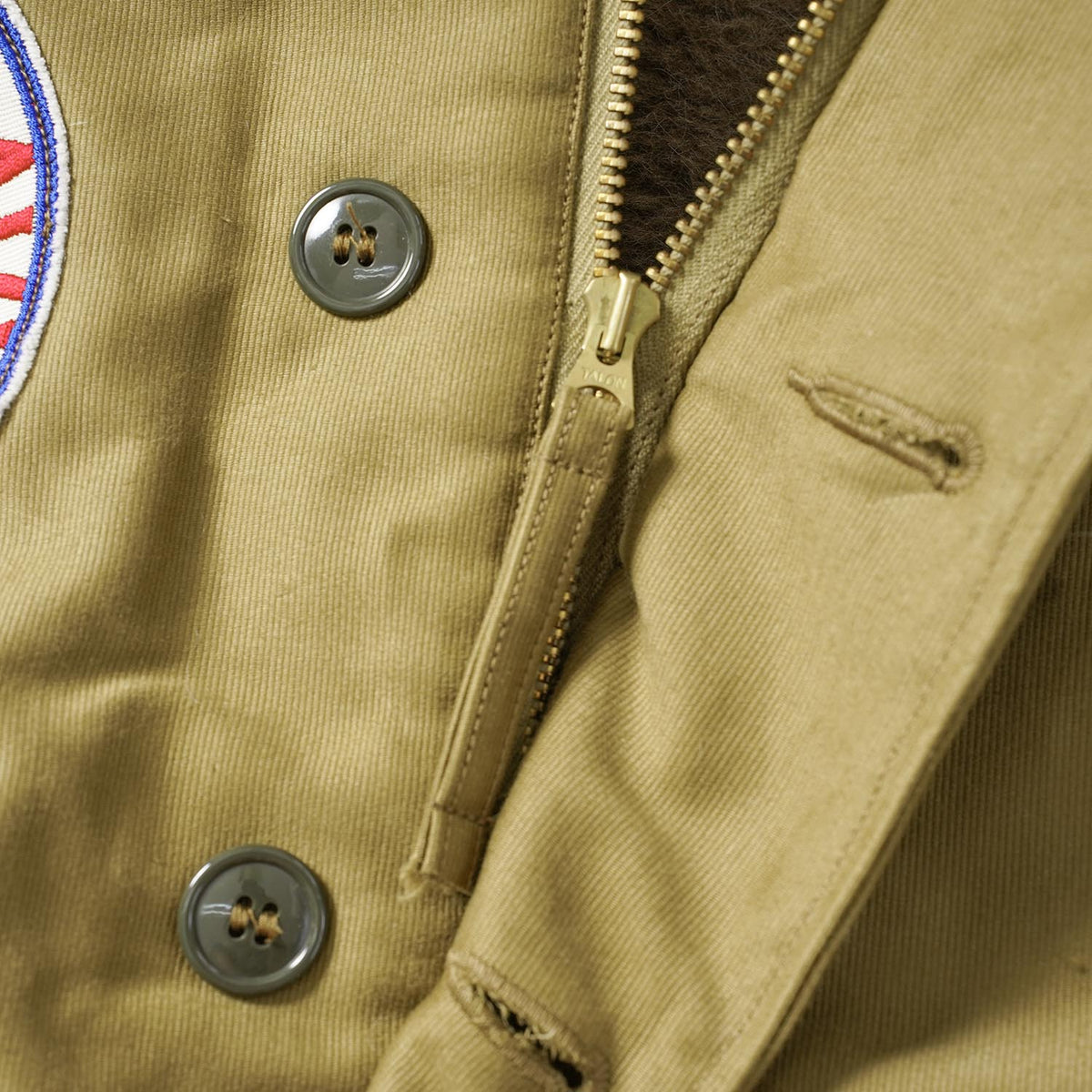 BUZZ RICKSON'S バズリクソンズ ジャケット Type N-1 KHAKI "NAVAL CLOTHING DEPOT DEMOTEX-ED GATOR NAVY" BR16014