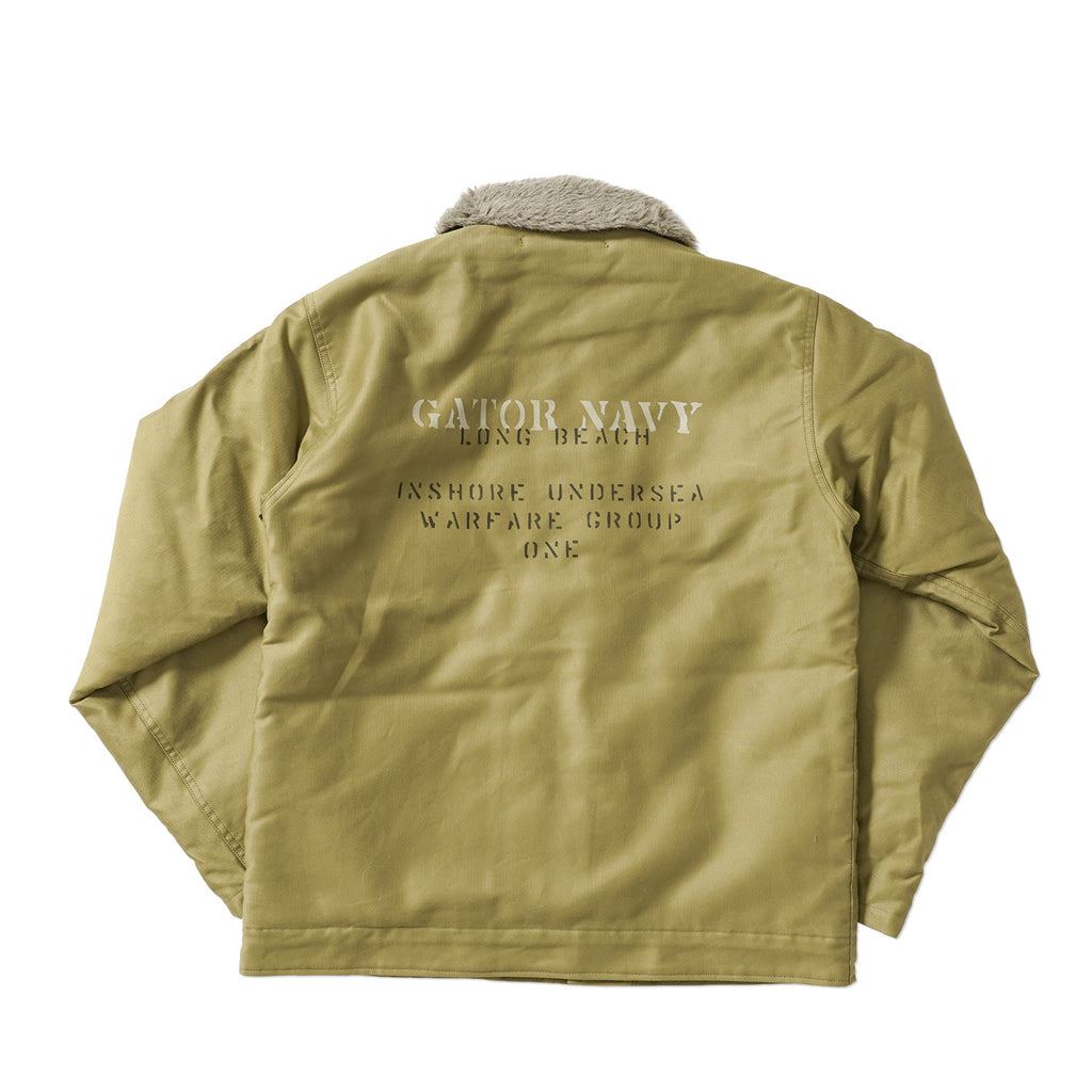 BUZZ RICKSON'S バズリクソンズ ジャケット Type N-1 KHAKI "NAVAL CLOTHING DEPOT DEMOTEX-ED GATOR NAVY" BR16014