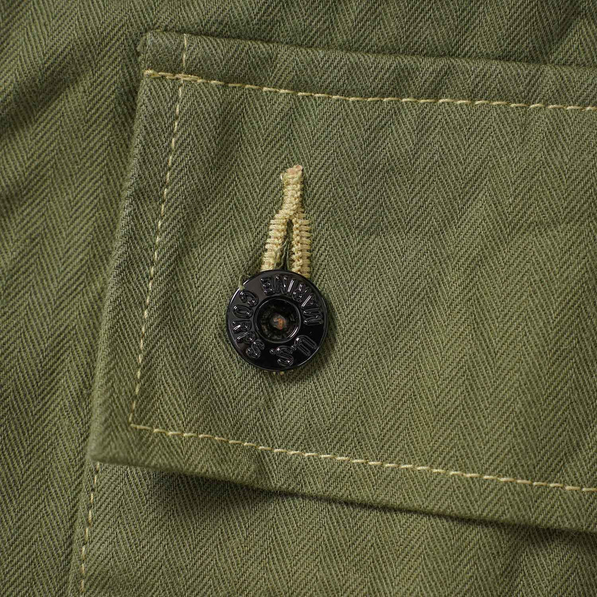 BUZZ RICKSON'S バズリクソンズ パンツ "U.S. MARINE CORPS M-1944 HERRINGBONE PANTS SHORT LENGTH" BR42501