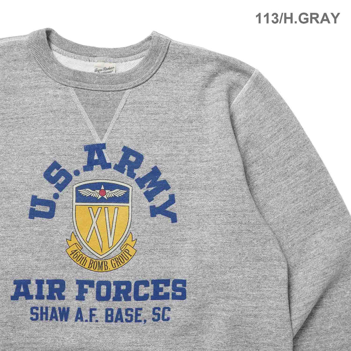 BUZZ RICKSON'S バズリクソンズ スウェット SET-IN CREW NECK SWEAT SHIRTS “U.S.ARMY AIR FORCES” BR69797