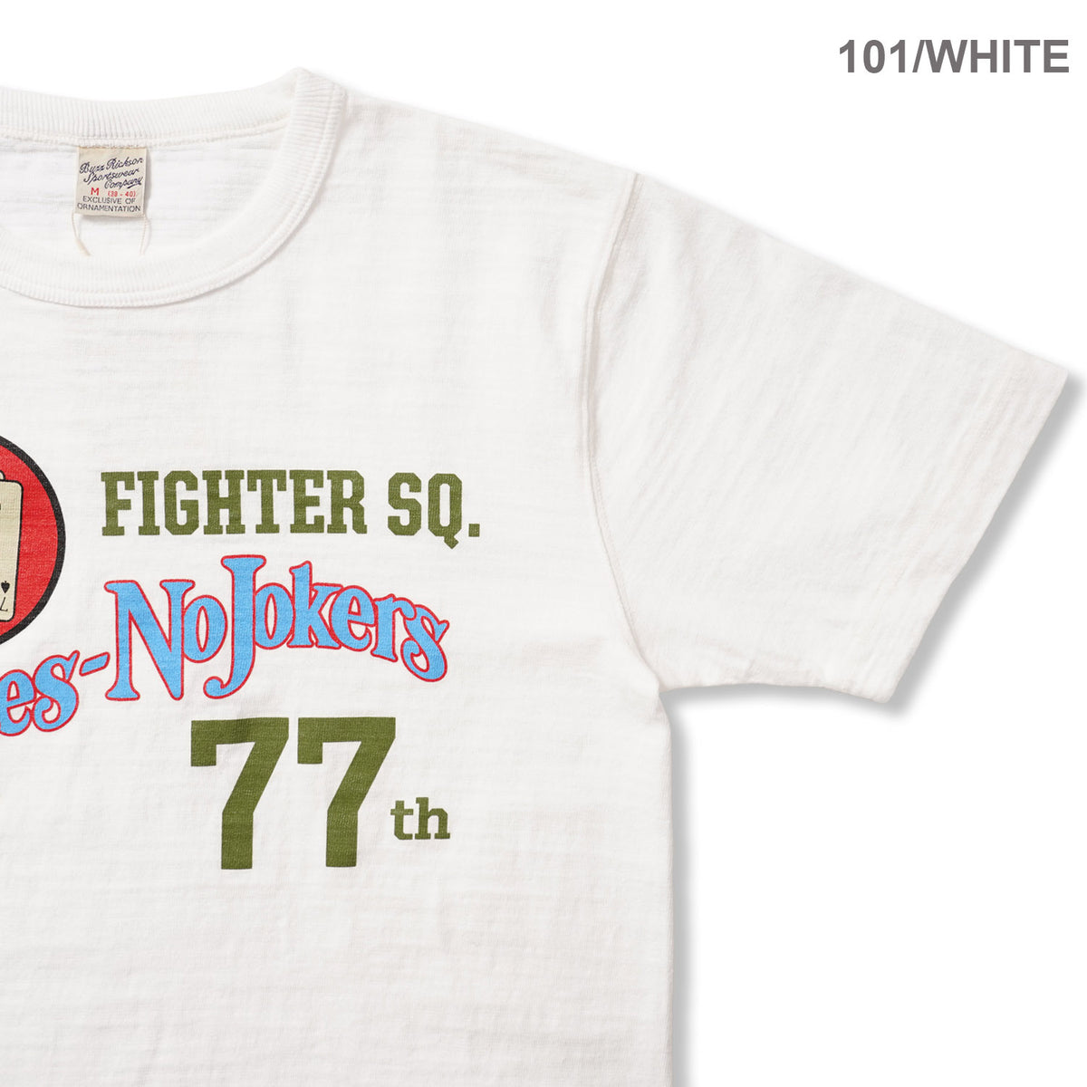 BUZZ RICKSON'S バズリクソンズ 半袖Tシャツ SLUB YARN T-SHIRT "77th FTR SQ" BR79728