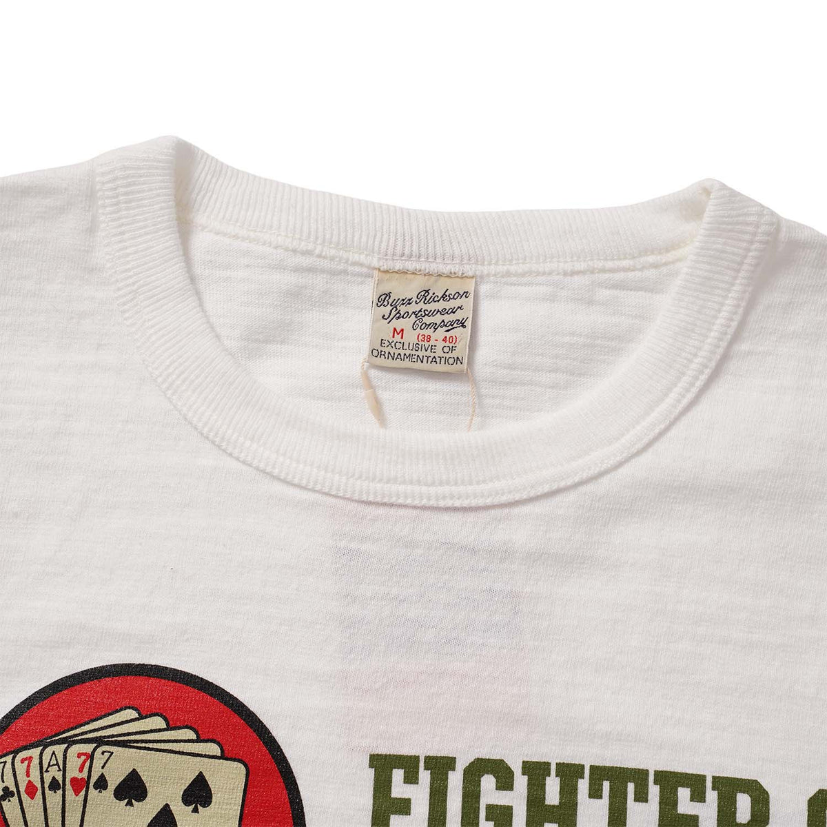 BUZZ RICKSON'S バズリクソンズ 半袖Tシャツ SLUB YARN T-SHIRT "77th FTR SQ" BR79728