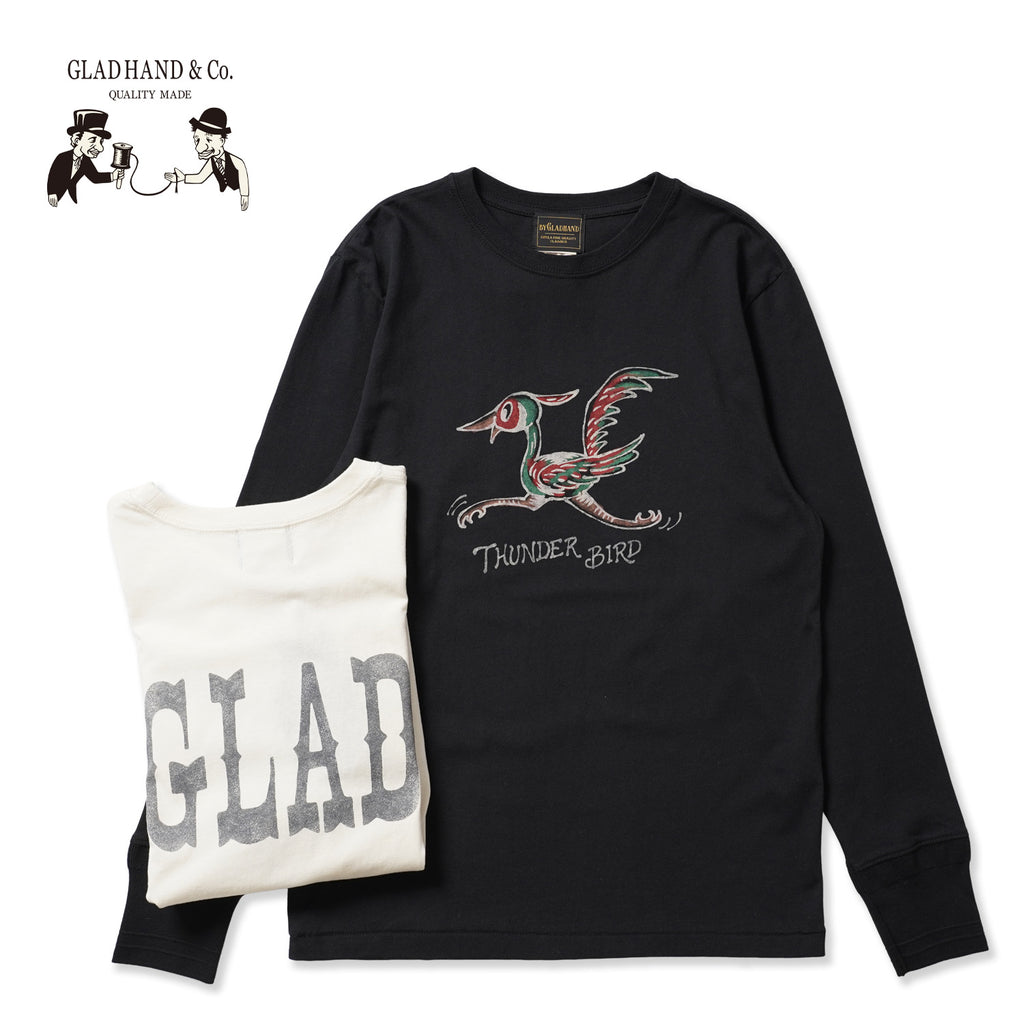 GLAD HAND グラッドハンド 長袖 Tシャツ "SPIRIT BIRD - L/S T-SHIRTS" BYGH6311