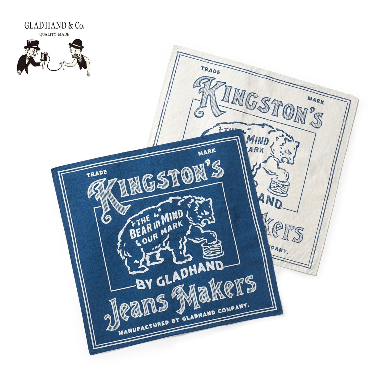 GLAD HAND グラッドハンド バンダナ "KINGSTON - BANDANA" BYGH63G02