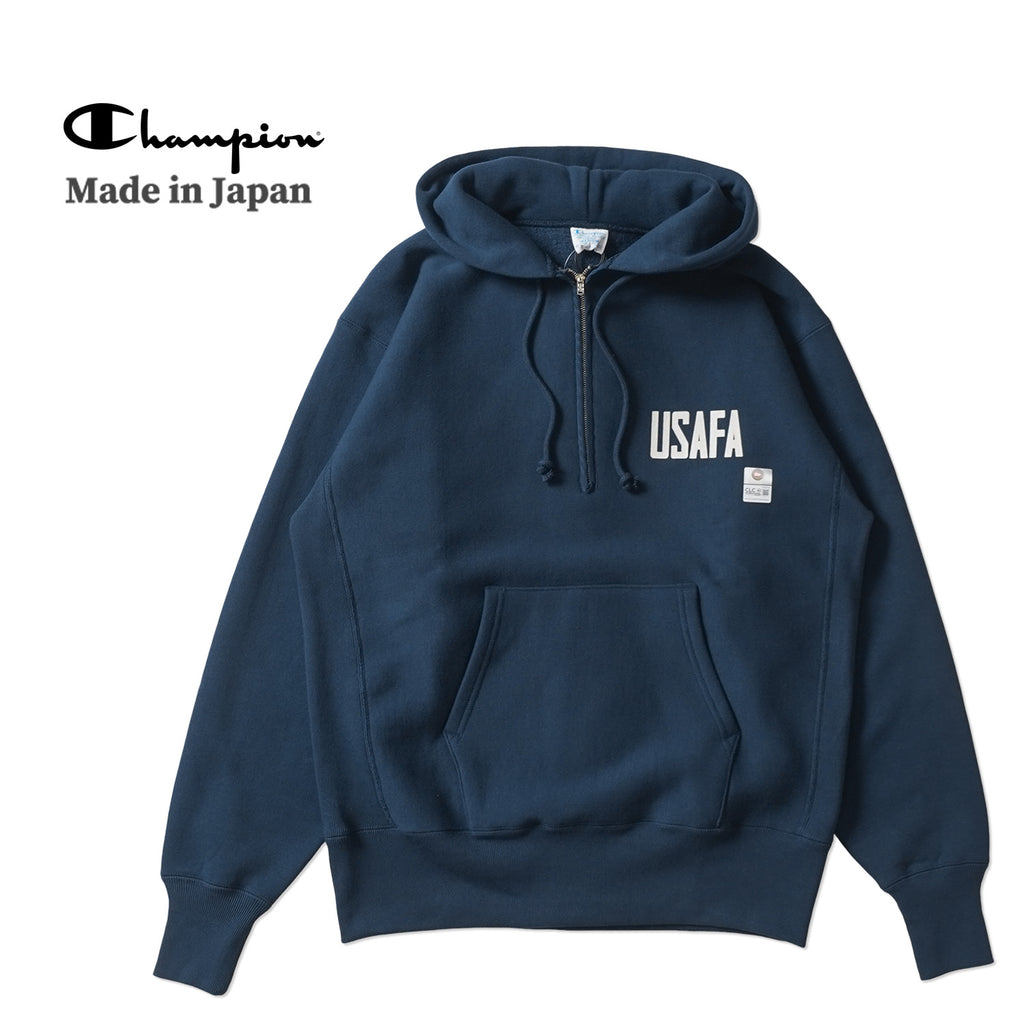 Champion チャンピオン スウェット パーカー "リバースウィーブ(R) ハーフジップフーデッドスウェットシャツ" C3-A119-370