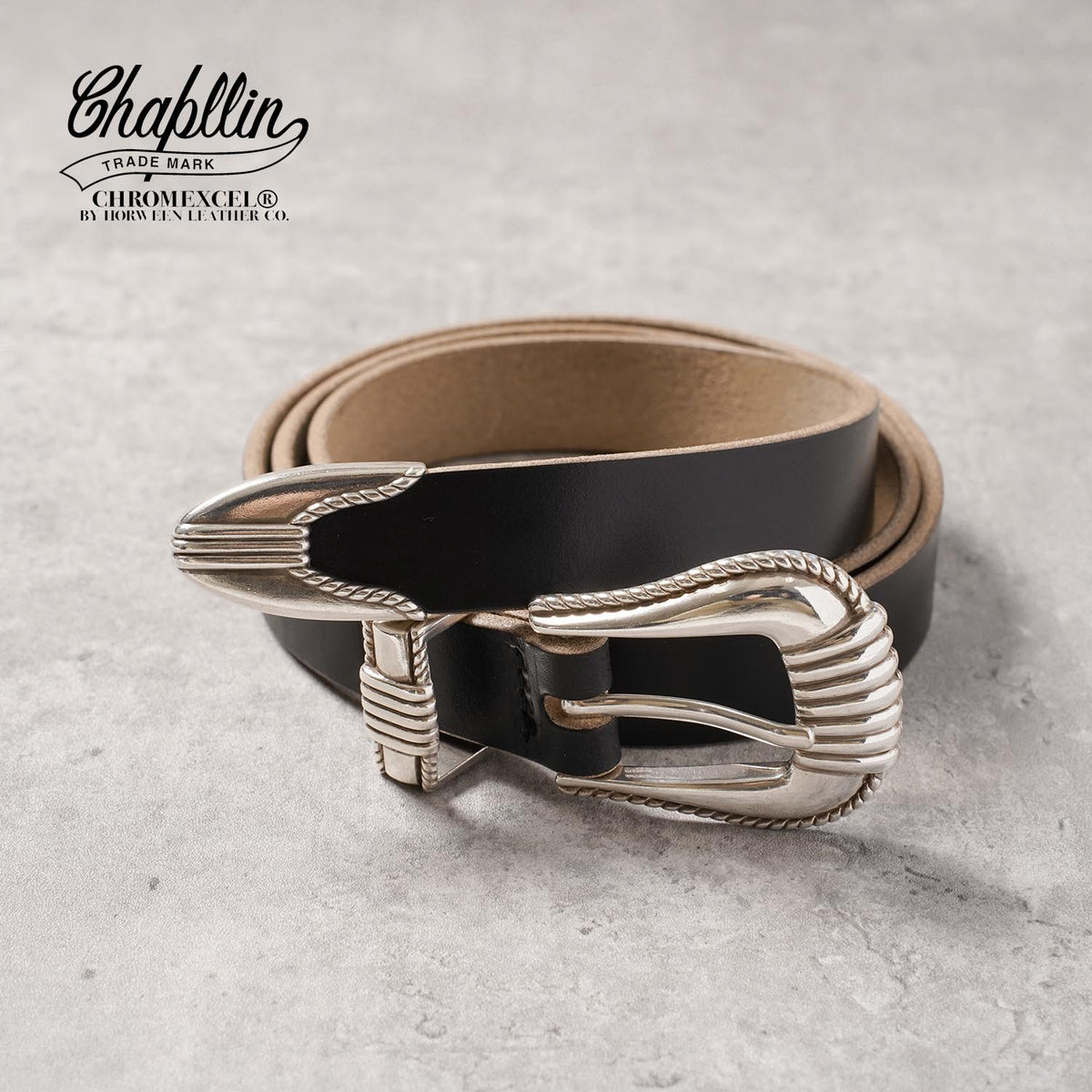 chapllin チャップリン ベルト CHROMEXCEL LEATHER 3PIECE LEATHER BELT CPB-3PIECE-CEX