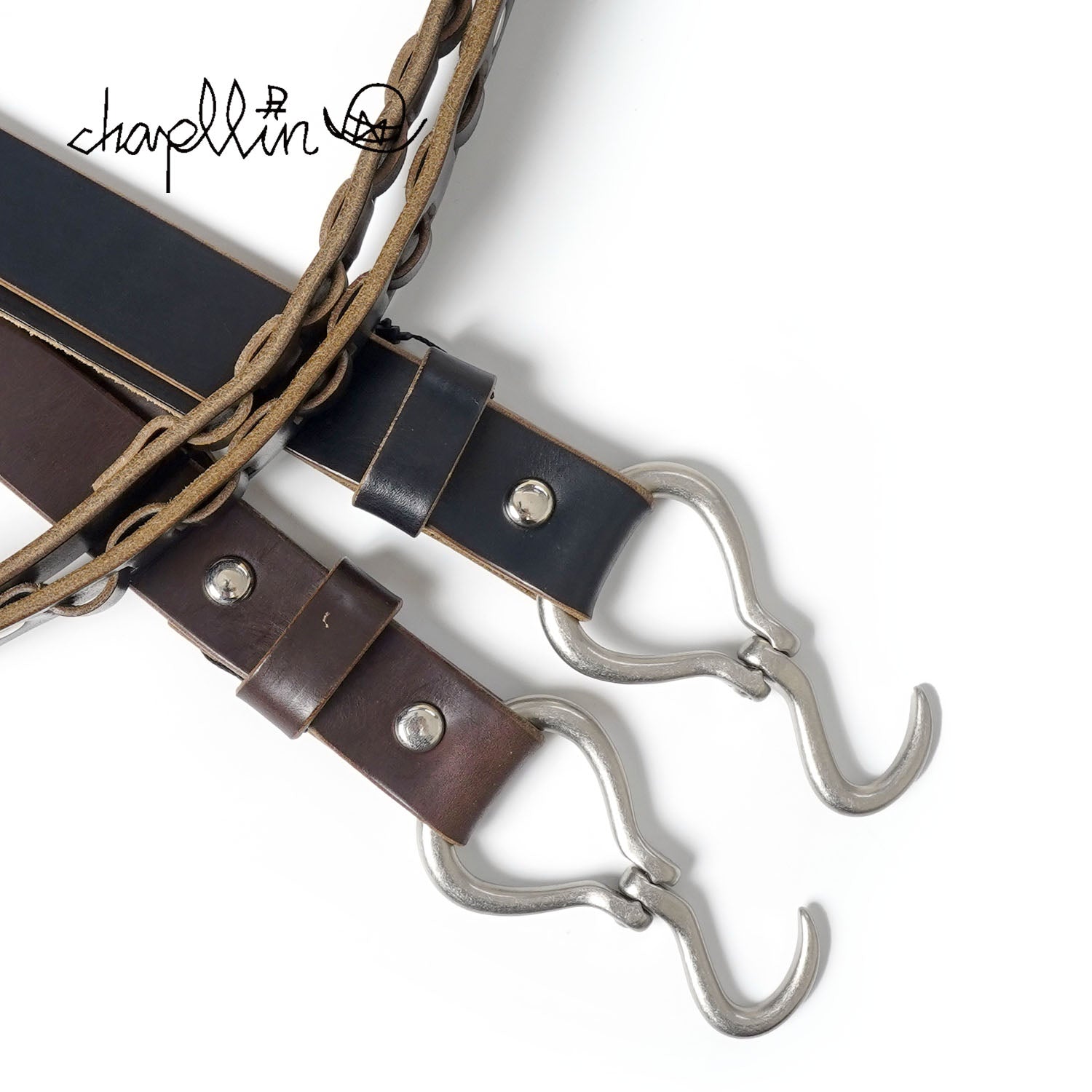 chapllin チャップリン ベルト CHROMEXCEL LEATHER HARNESS BELT CPB