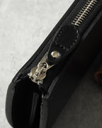 Regalo レガーロ Lジップ ウォレット カンガルー革 Gamma-kangaroo (BLACK)