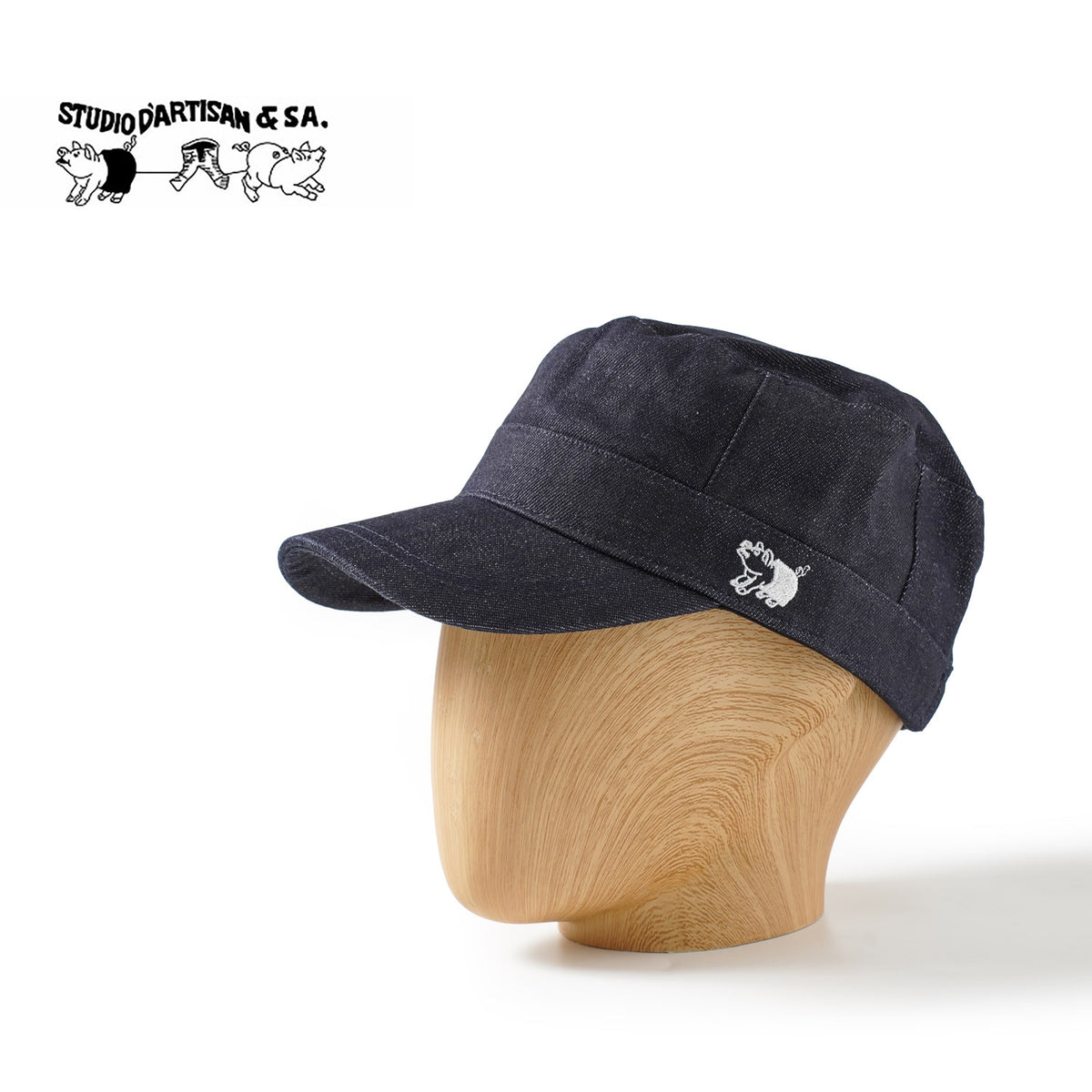 STUDIO D'ARTISAN ステュディオ・ダルチザン キャップ "Denim Work Cap" D7222