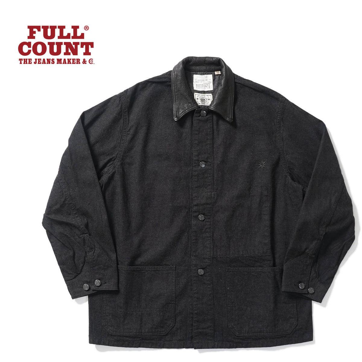FULLCOUNT フルカウント ジャケット “Leather Collar Denim Chore Jacket" GFC2001