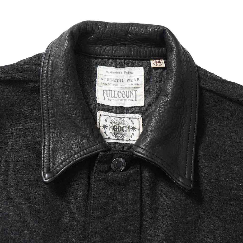 FULLCOUNT フルカウント ジャケット “Leather Collar Denim Chore Jacket" GFC2001