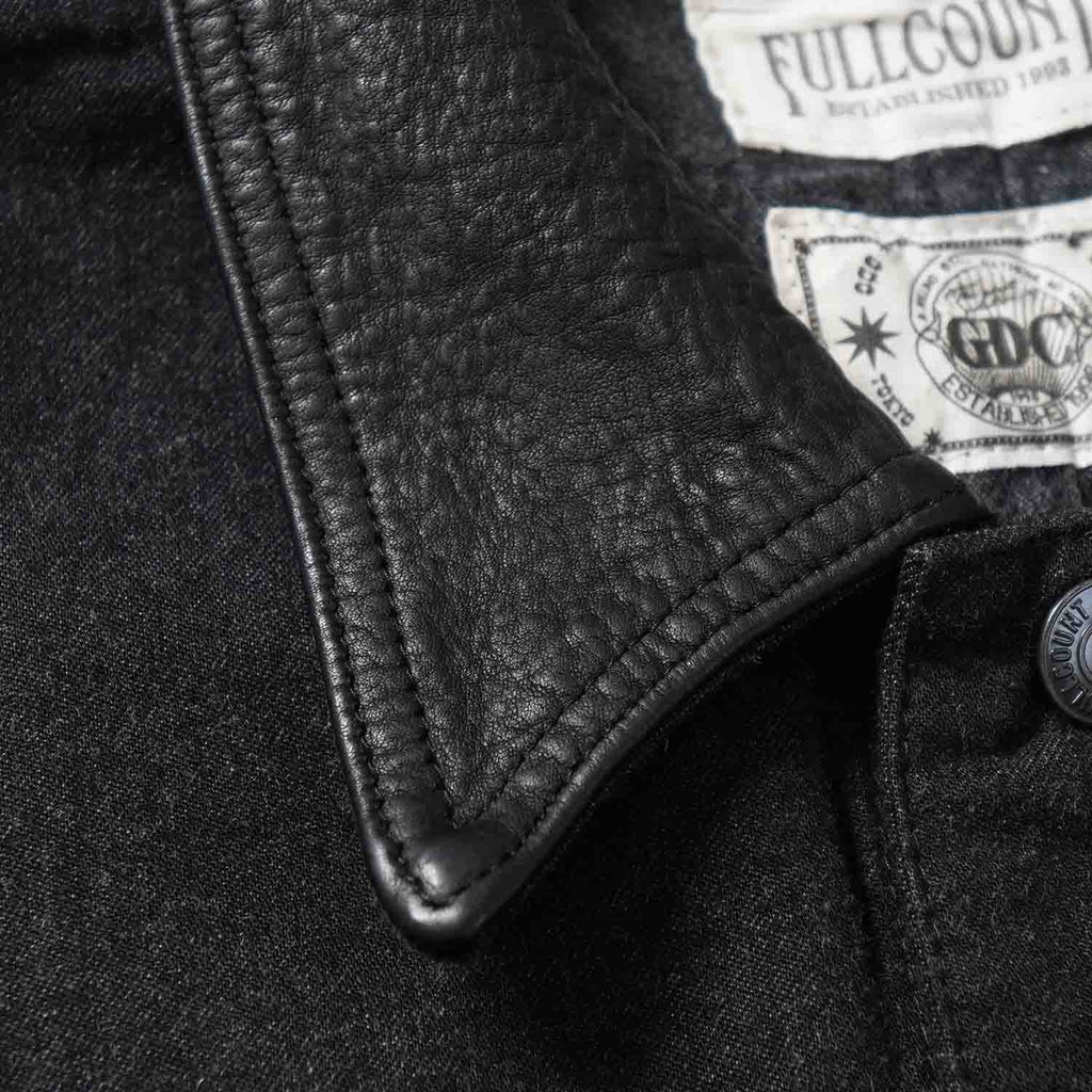 FULLCOUNT フルカウント ジャケット “Leather Collar Denim Chore Jacket" GFC2001