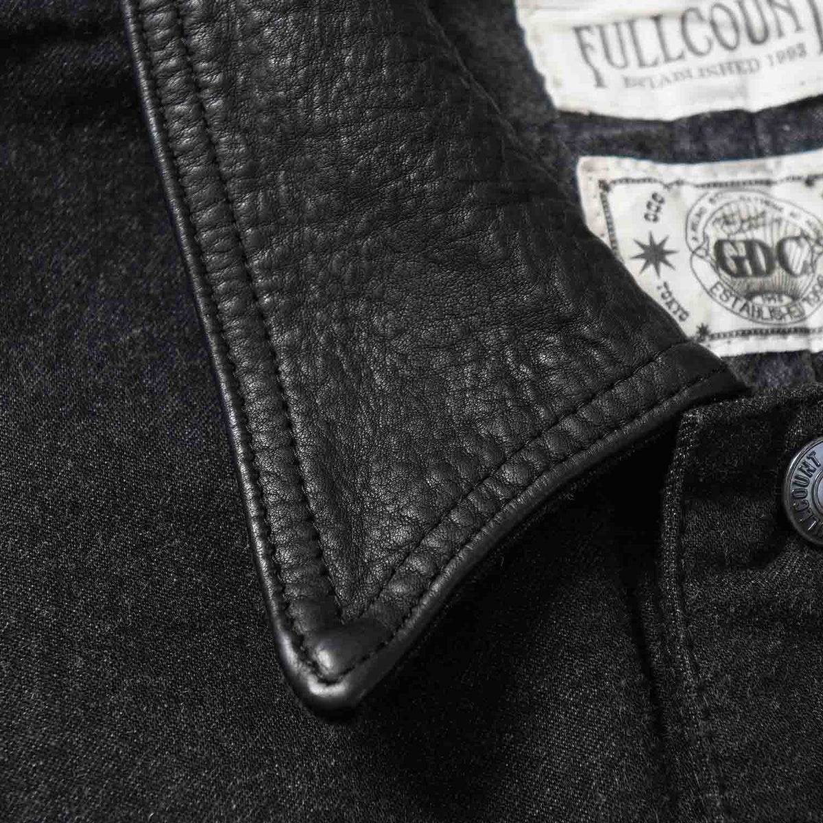 FULLCOUNT フルカウント ジャケット “Leather Collar Denim Chore Jacket" GFC2001