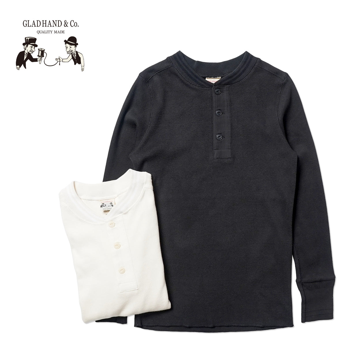 GLAD HAND グラッドハンド Ｔシャツ“THICK HENRY L/S T-SHIRTS” GLAD HAND-19