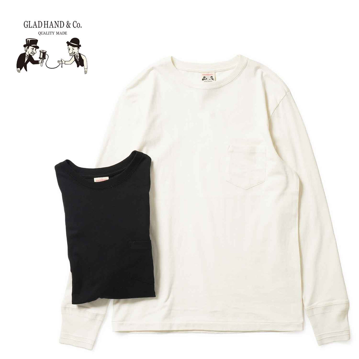 GLAD HAND グラッドハンド Ｔシャツ“STANDARD POCKET L/S T-SHIRTS” GLADHAND-25
