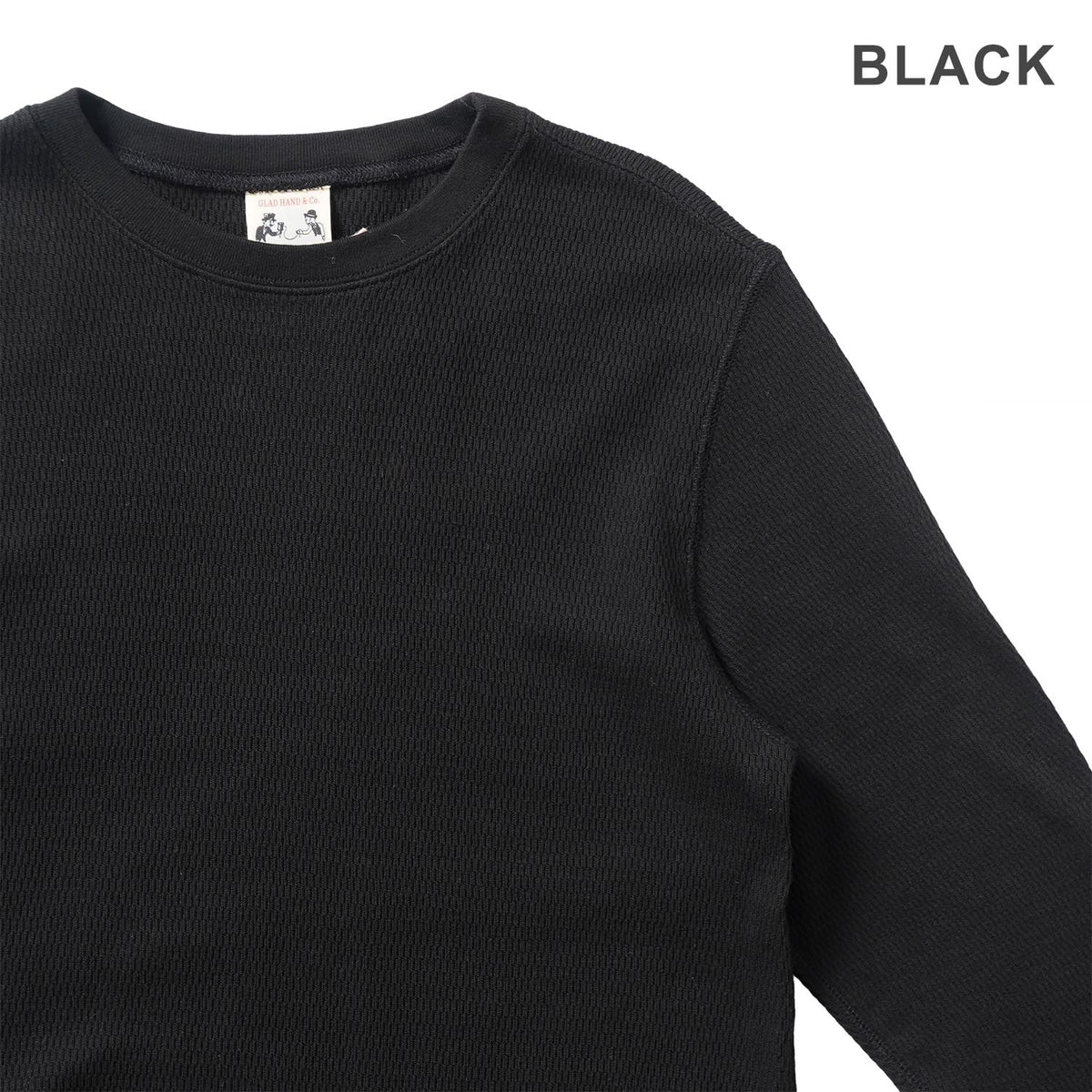 GLAD HAND グラッドハンド 長袖Tシャツ “WIDE WAFFLE L/S T-SHIRTS” GLADHAND-27