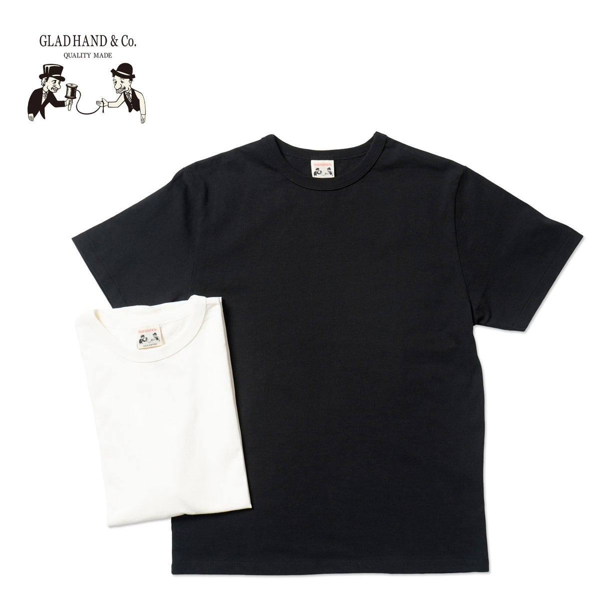 GLAD HAND グラッドハンド Ｔシャツ HEAVY WEIGHT BINDER NECK T-SHIRTS GLADHAND-31