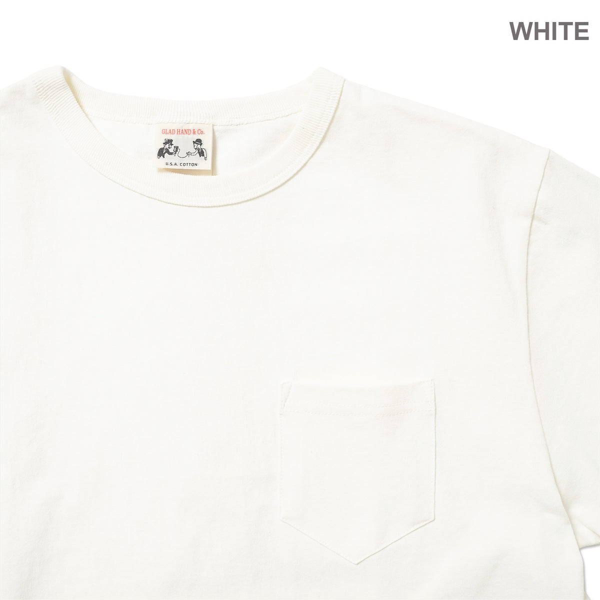 GLAD HAND グラッドハンド Ｔシャツ "HEAVY WEIGHT BINDER NECK POCKET T-SHIRTS" GLADHAND-32