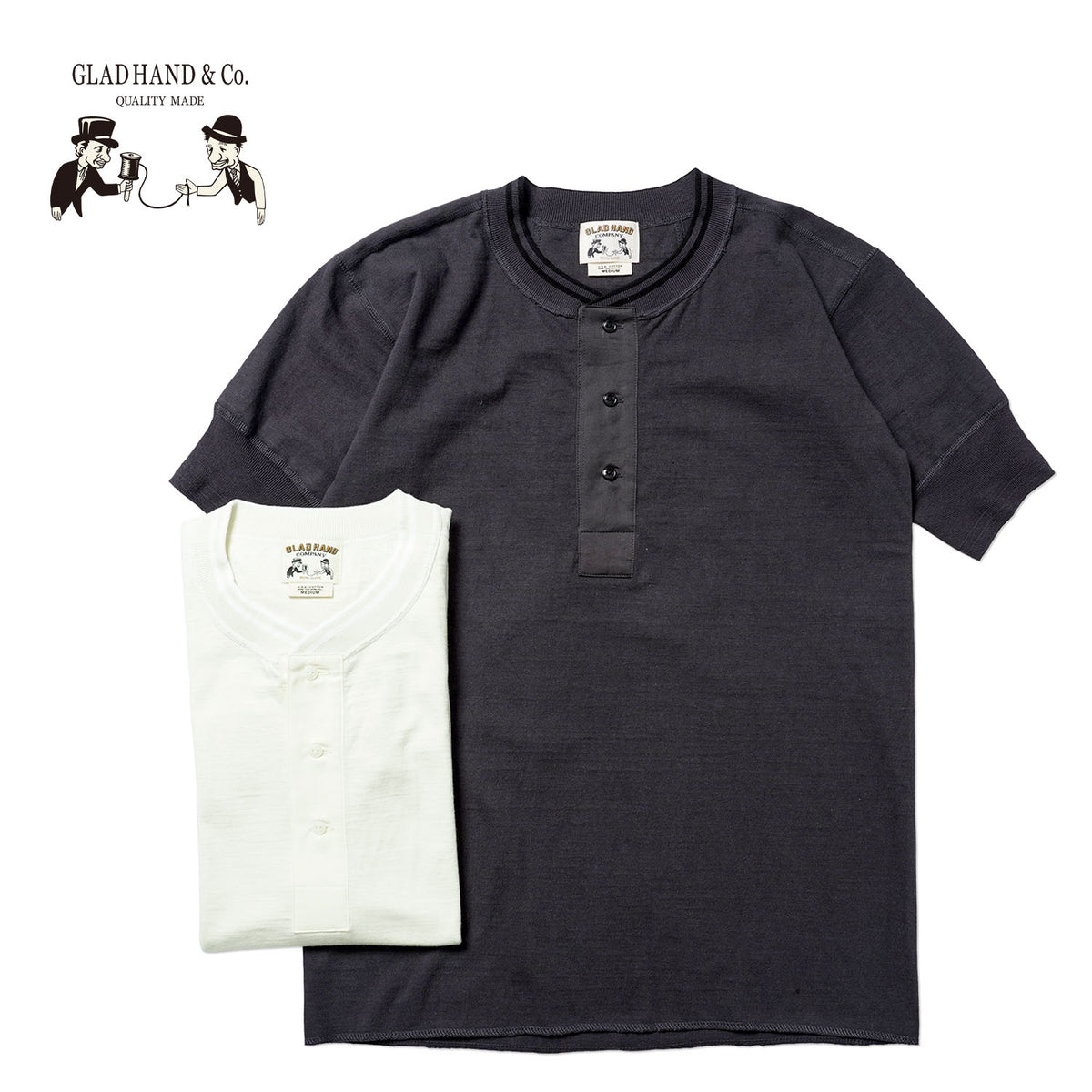 GLAD HAND グラッドハンド 半袖 Tシャツ “ROYAL HENRY S/S T-SHIRTS” GLADHAND-R-03