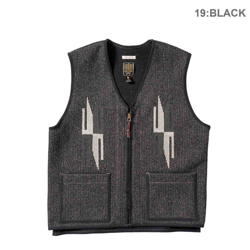 GYPSY&SONS ジプシー&サンズ ベスト "SALT & PEPPER SANTA-FE VEST" GS2629905