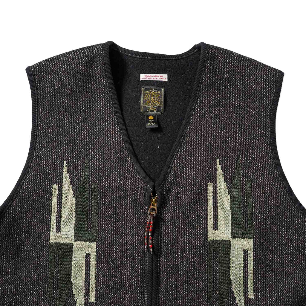 GYPSY&SONS ジプシー&サンズ ベスト "SALT & PEPPER SANTA-FE VEST" GS2629905