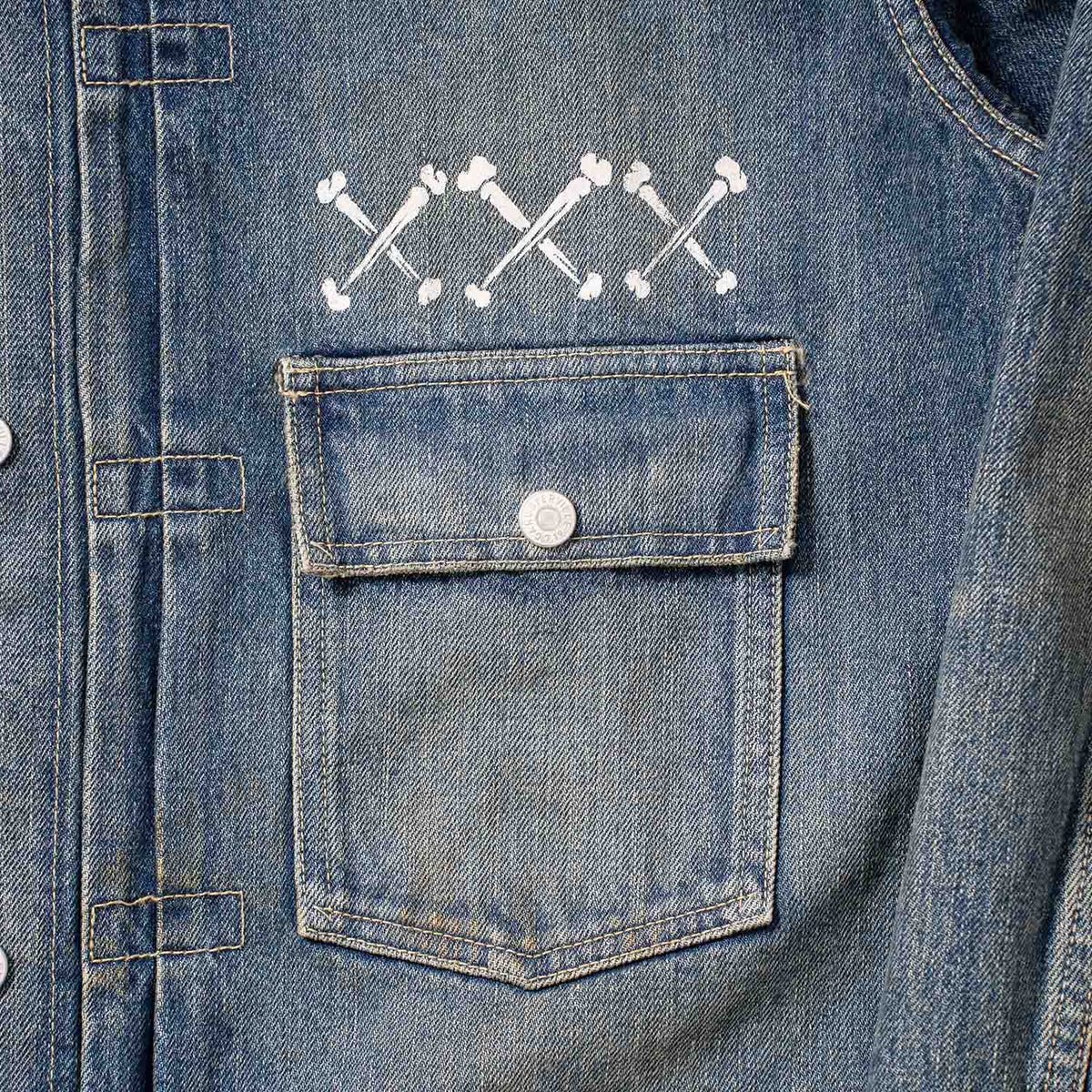 GANGSTERVILLE ギャングスタービル デニムジャケット “XXX - DENIM JACKET” GSV6104VFPT