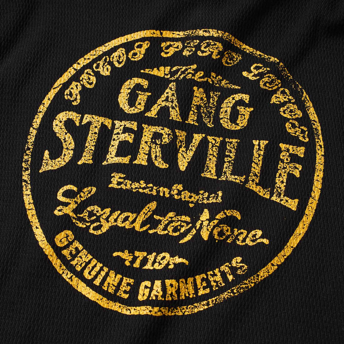 GANGSTERVILLE ギャングスタービル 長袖 Tシャツ “CIRCLE SIG - L/S T-SHIRTS” GSV6315