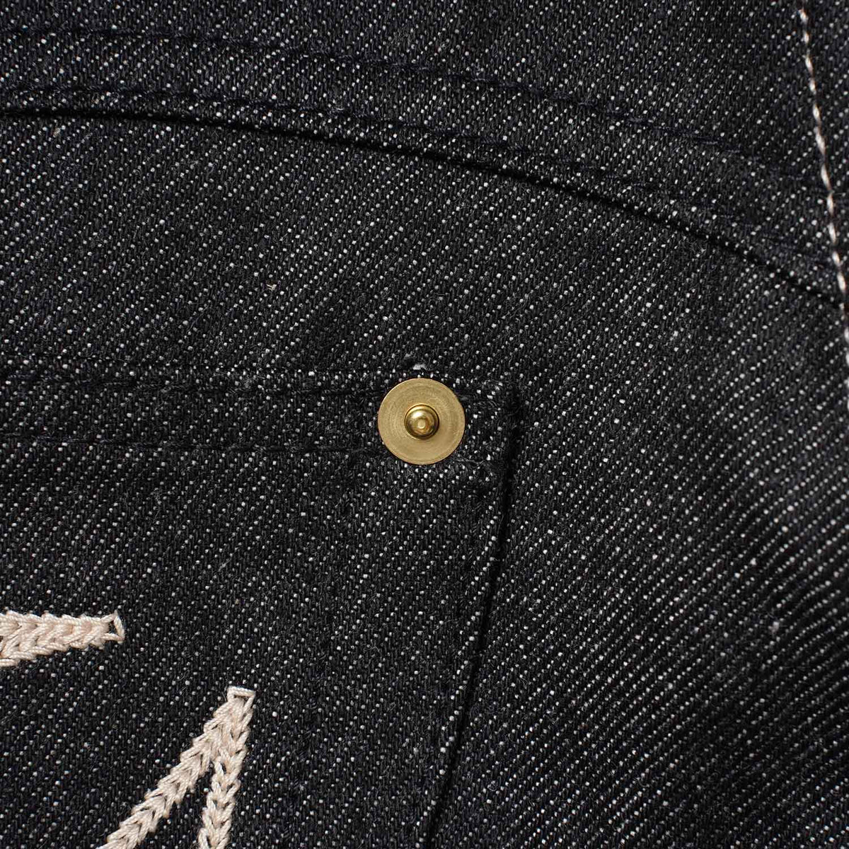 GANGSTERVILLE ギャングスタービル デニムパンツ “THUG - WIDE DENIM IRON CROSS” GSV9904