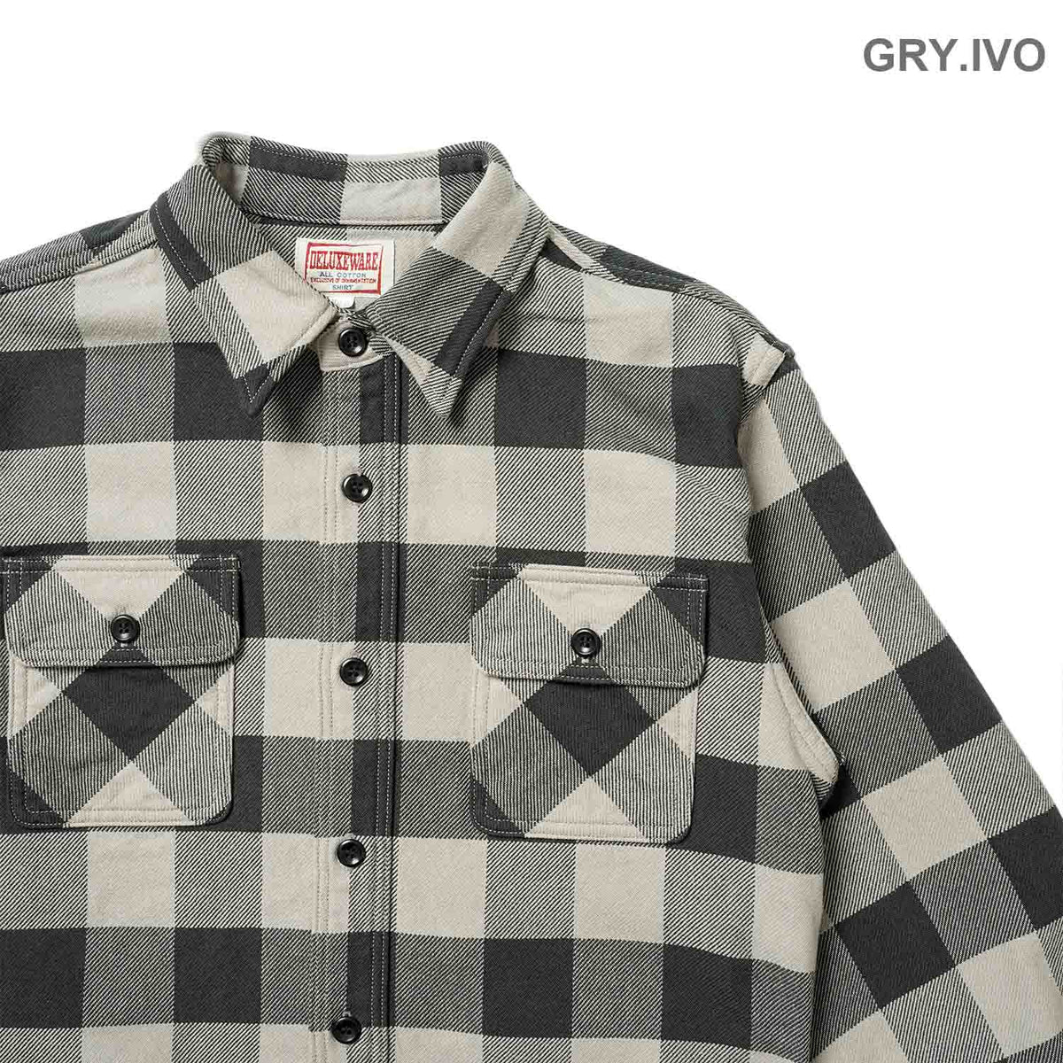 DELUXEWARE デラックスウエア 長袖 シャツ “50s BUFFALO CHECK” HV-00A