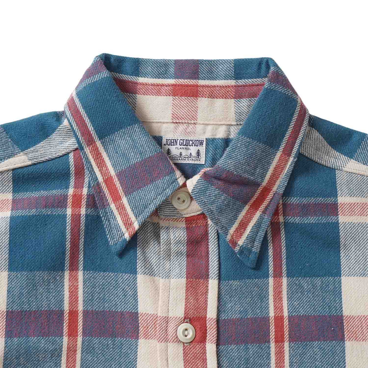 JOHN GLUCKOW ジョングラッコー 長袖シャツ Lot JG-06-2 "The Modern Flannel A柄" JG-06-2-A