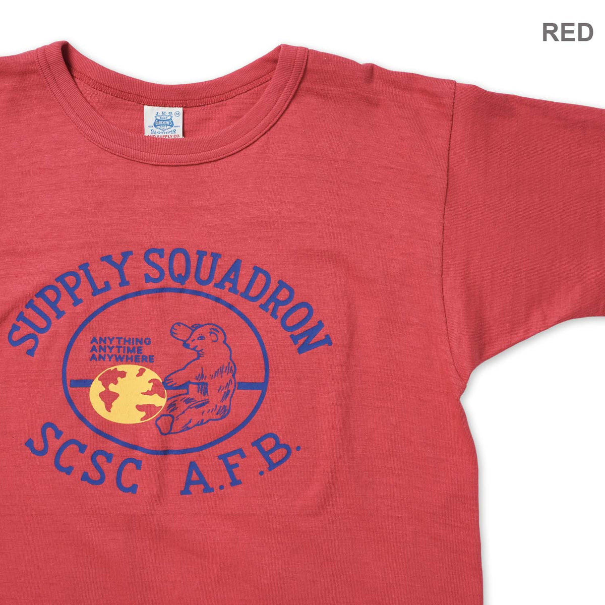 JOHN GLUCKOW ジョングラッコー 半袖 Tシャツ Lot JG-CS06 "Supply Squadron T" JG-CS06-Supply Squadron